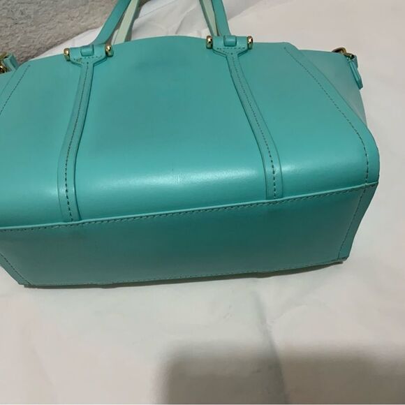 Kate spade light blue handbag tote shoulder bag - Picture 11 of 12